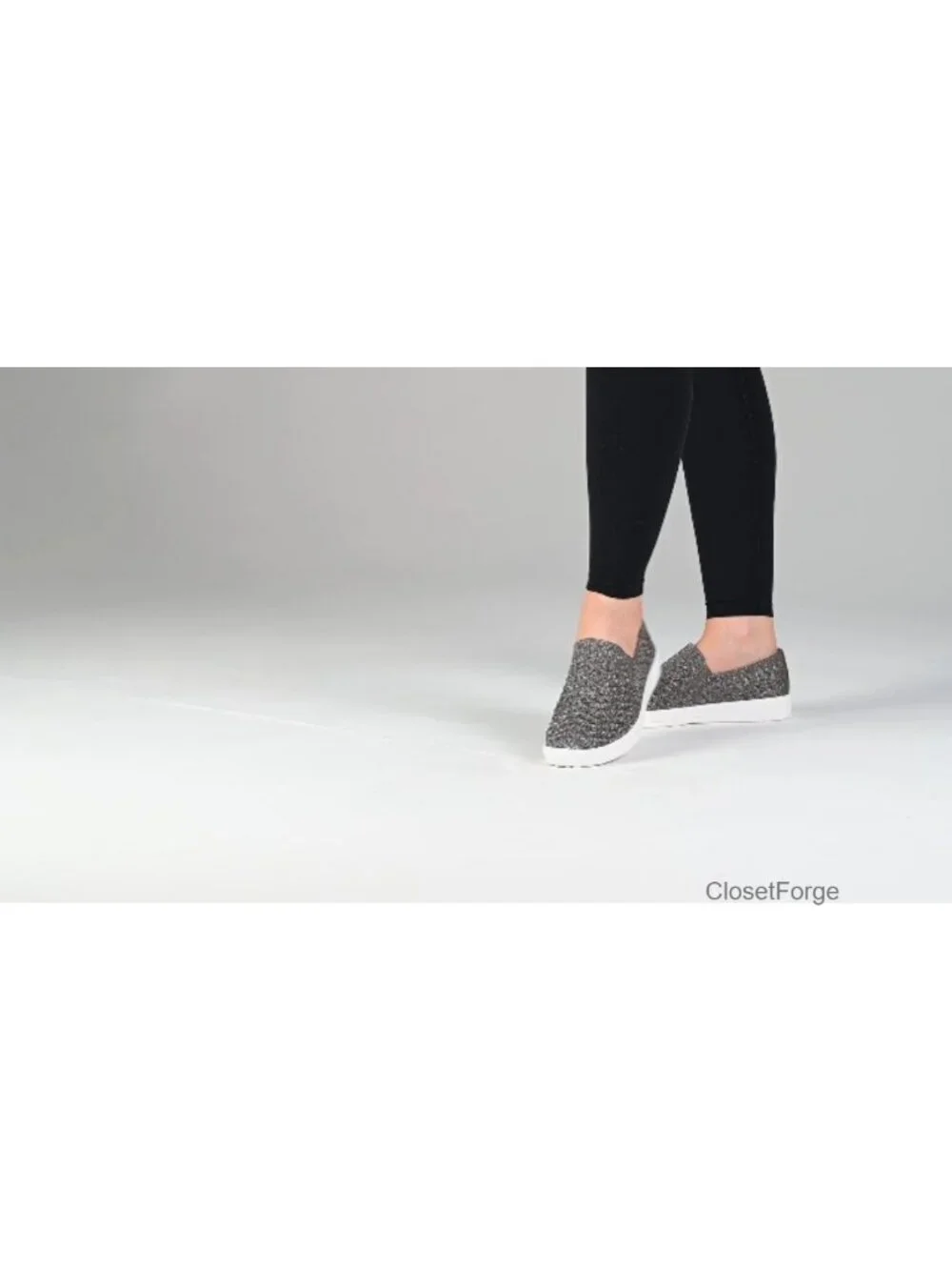 Women's Stretch-Knit Slip-On Sneaker Cushioned Flat Casual
